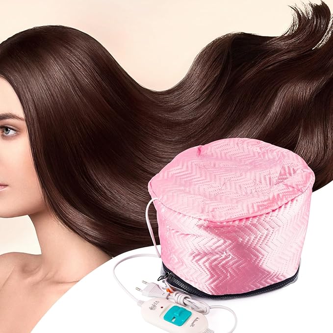 💆‍♀️ قبعة البخار الحرارية للعناية بالشعر 🌸